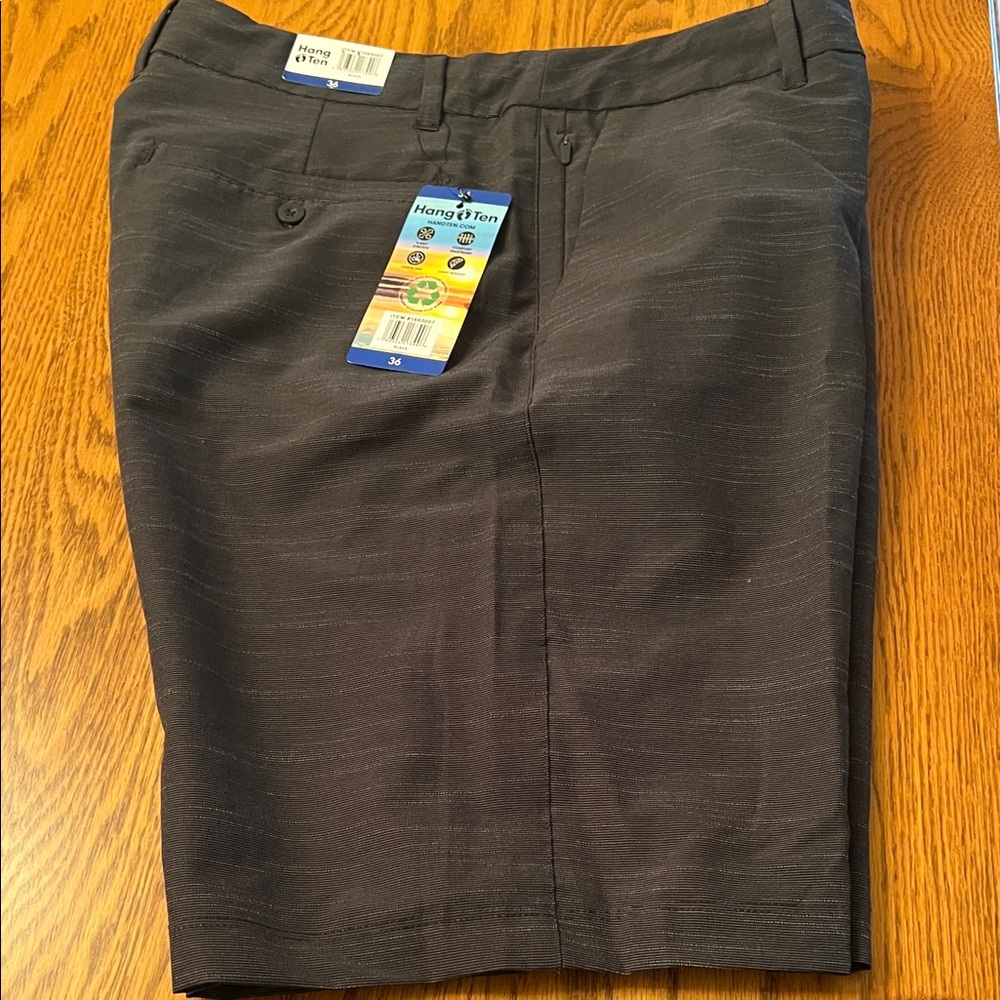 NWT Hang Ten Charcoal Golf Shorts